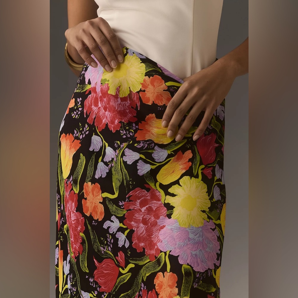 NWT The Yukiko Noritake Tilda Maxi Slip Skirt - Picture 2 of 5
